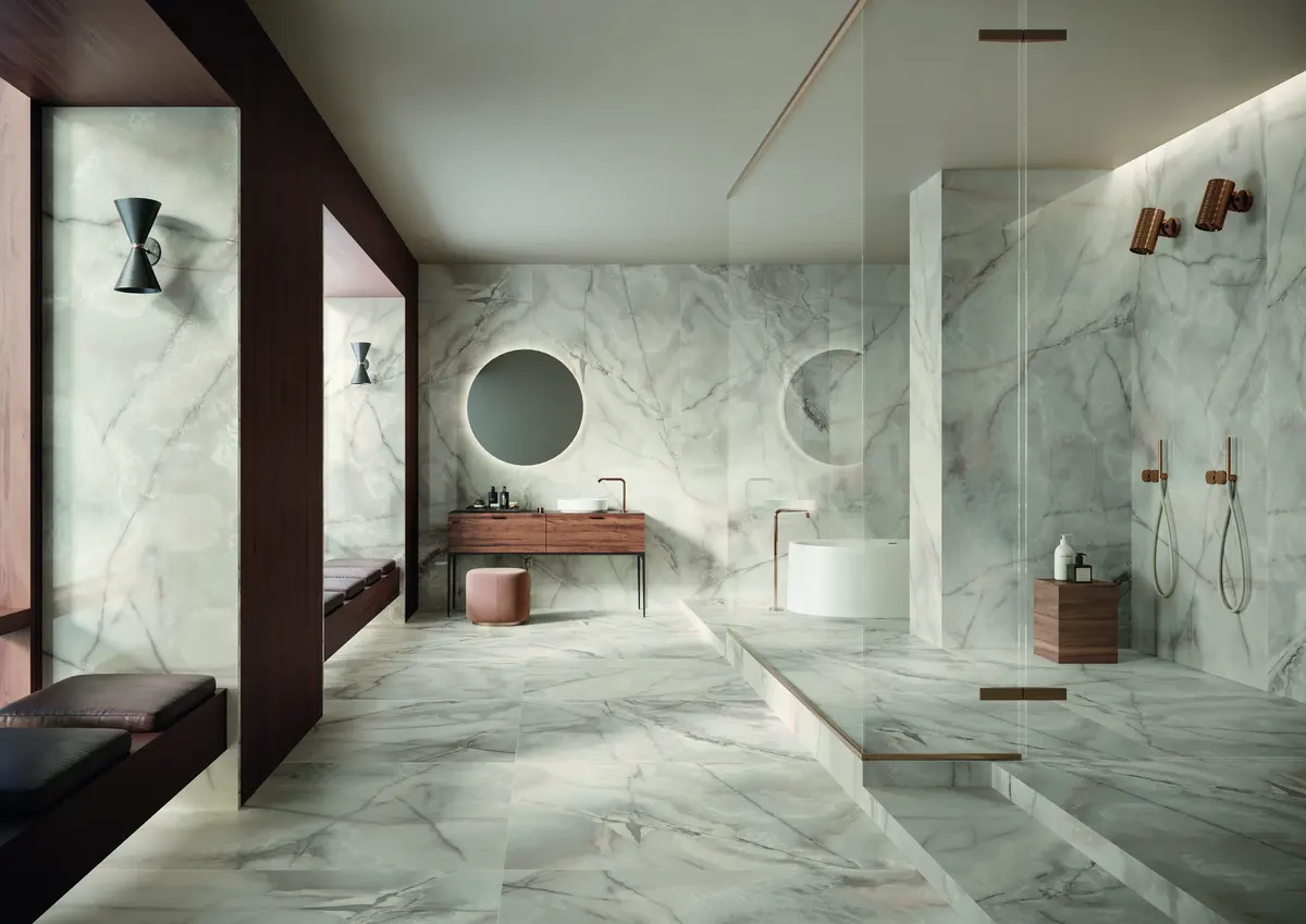 Marmoroptik, Raumbild Casalgrande Padana